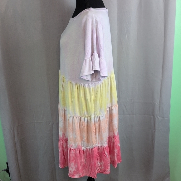 1.4.3. Story by Line Up Multicolor Tiered Midi Dress - Picture 3 of 6